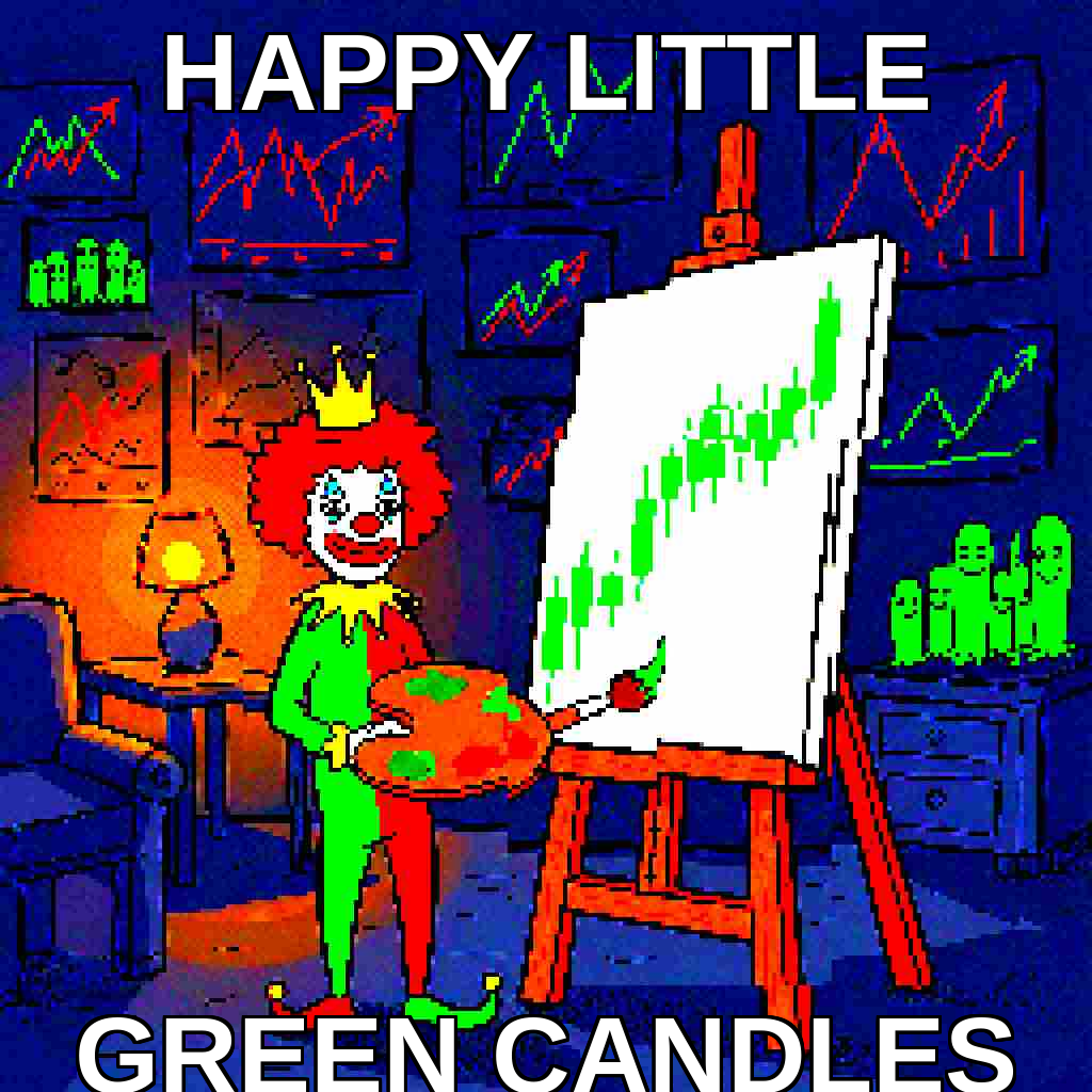 Happy Little Green Candles