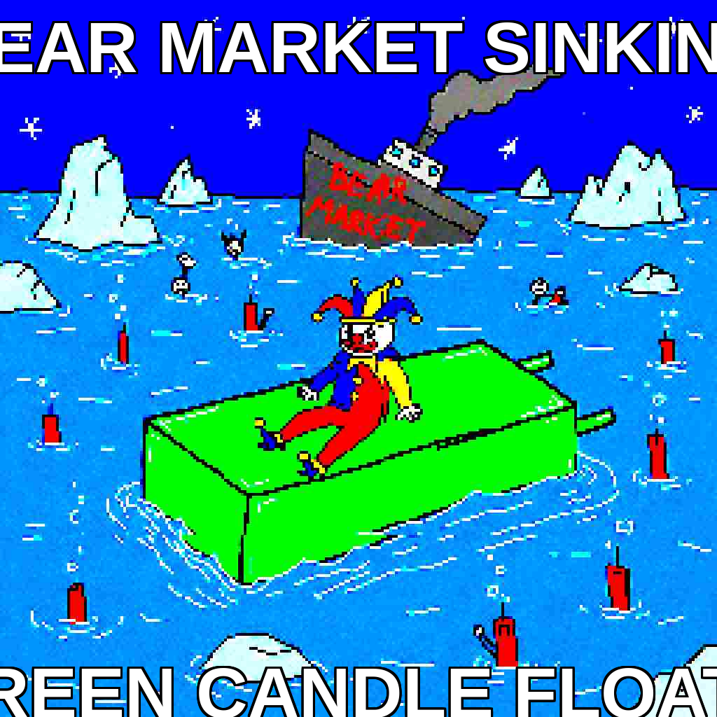 Titanic Green Candle Float