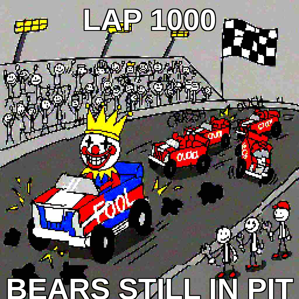 NASCAR Bears In Pit
