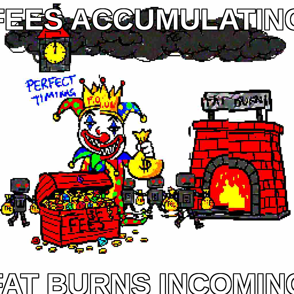 Fees Accumulating - Fat Burns Incoming
